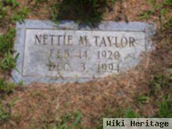 Nettie M. Wood Taylor