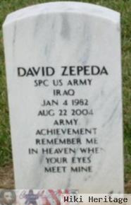 Spc David Zepeda