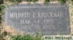 Mildred I Kruckman