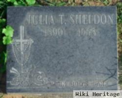 Julia T Sheldon