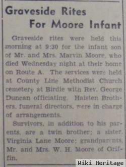 Infant Son Moore