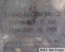 Evans B Bruce