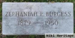 Zephaniah E. Burgess