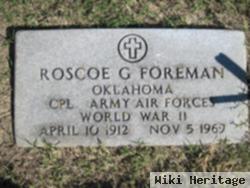 Roscoe G Foreman