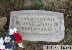 John W Salsgiver