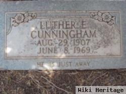 Luther E Cunningham