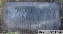 Anna F Erickson Burgeson