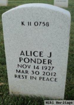Alice June Ponder