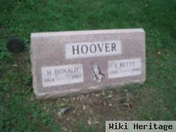 H. Donald Hoover