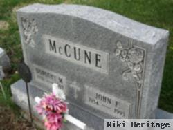 Dorothy M. Mccune