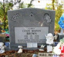 Clyde Marvin "curly" Brown