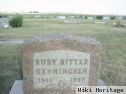 Ruby Agnes Ritter Henningsen