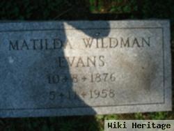 Matilda Wildman Evans