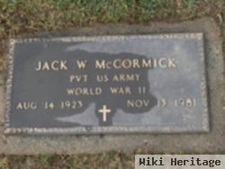 Jack W Mccormick