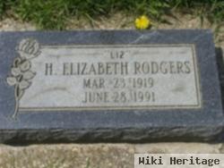 H Elizabeth "liz" Rodgers