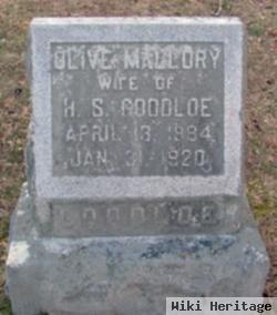 Olive Mallory Goodloe