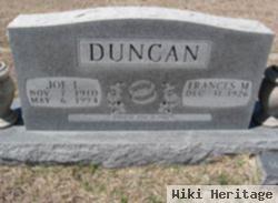 Joe L Duncan