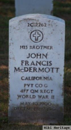 John Francis Mcdermott