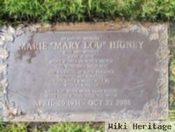 Marie "mary Lou" Higney