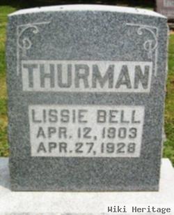 Lissie Bell "birdie" Hobert Thurman