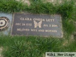 Clara Oneda Rutherford Lett