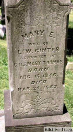 Mary E Ginter