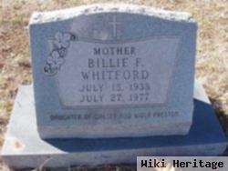 Billie Frances Preston Whitford