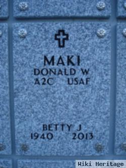 Betty J Maki