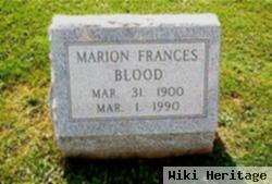 Marion Frances Blood