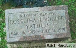 Roseltha Jane Vogler Yatulis