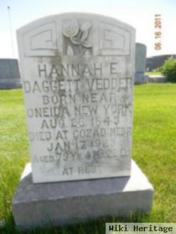 Hannah E. Daggett Vedder