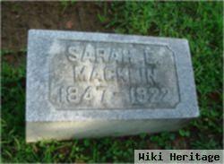 Sarah E. Macklin