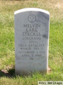 Melvin Earl Steckel