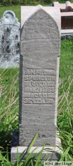 Mary Ann Snodgrass Spurgeon