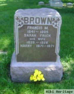 Sarah Fanny Frick Brown