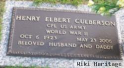 Henry Elbert Culberson