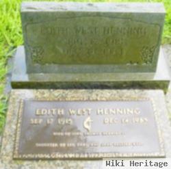 Edith West Henning