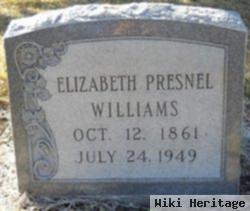 Elizabeth Presnel Adams Williams