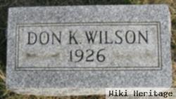 Don K Wilson