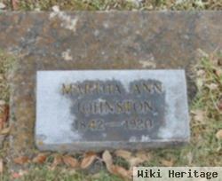 Martha Ann Johnston