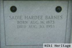 Sadie Hardee Barnes