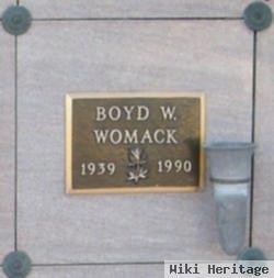 Boyd W Womack