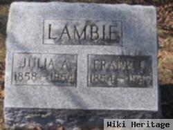 Julia A Miller Lambie