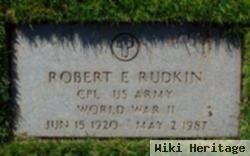 Robert E Rudkin