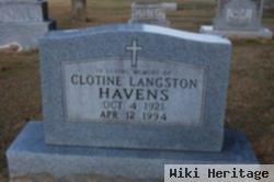 Clotine Langston Havens