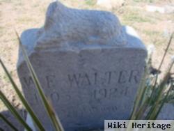 W F Walter