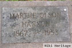 Marthe Olson Hanson