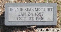 Jennie Lynn Sims Mcguirt