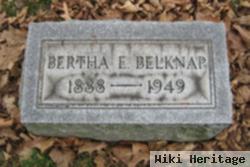 Bertha E Belknap