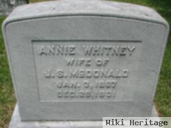 Annie Whitney Mcdonald